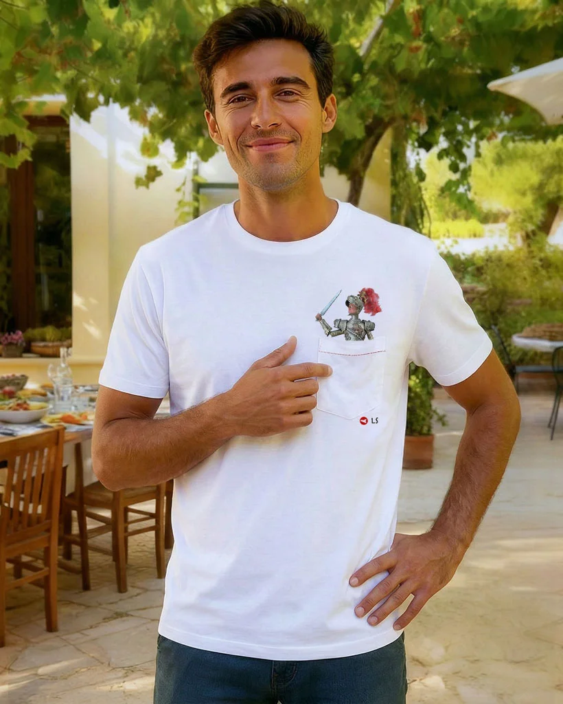 le siciliane t shirt uomo pupo siciliano Le Siciliane abbigliamento - T-shirt con paladino, pupo siciliano