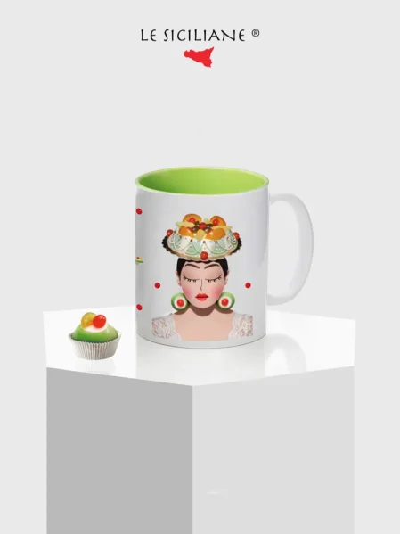 Tazza siciliana. Tazze particolari con la cassata | Le Siciliane |