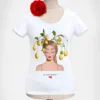 Maglietta con limoni - Le siciliane - brand italiano di moda.