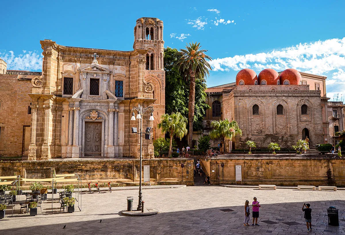 La Martorana, Piazza Bellini a Palermo