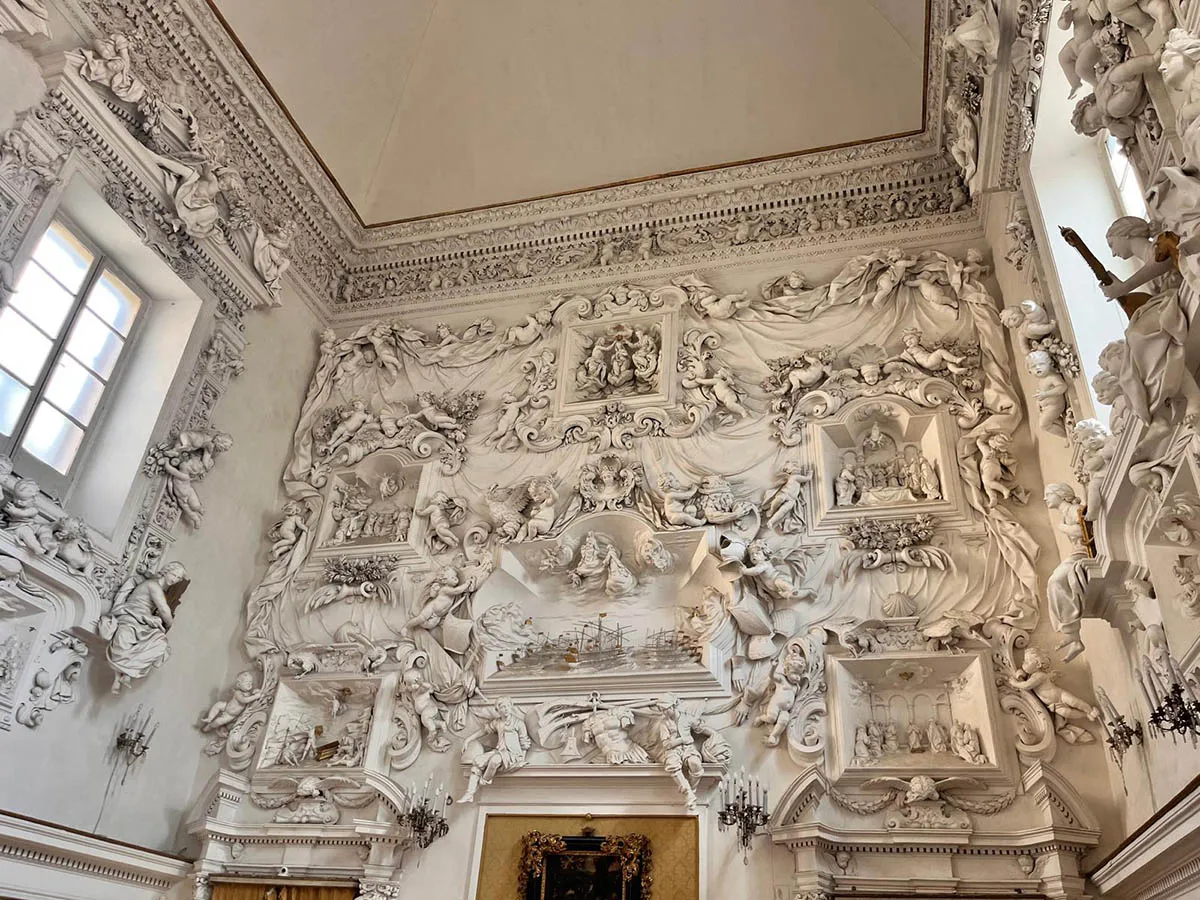 Oratorio di Santa Cita, stucchi di Giacomo Serpotta