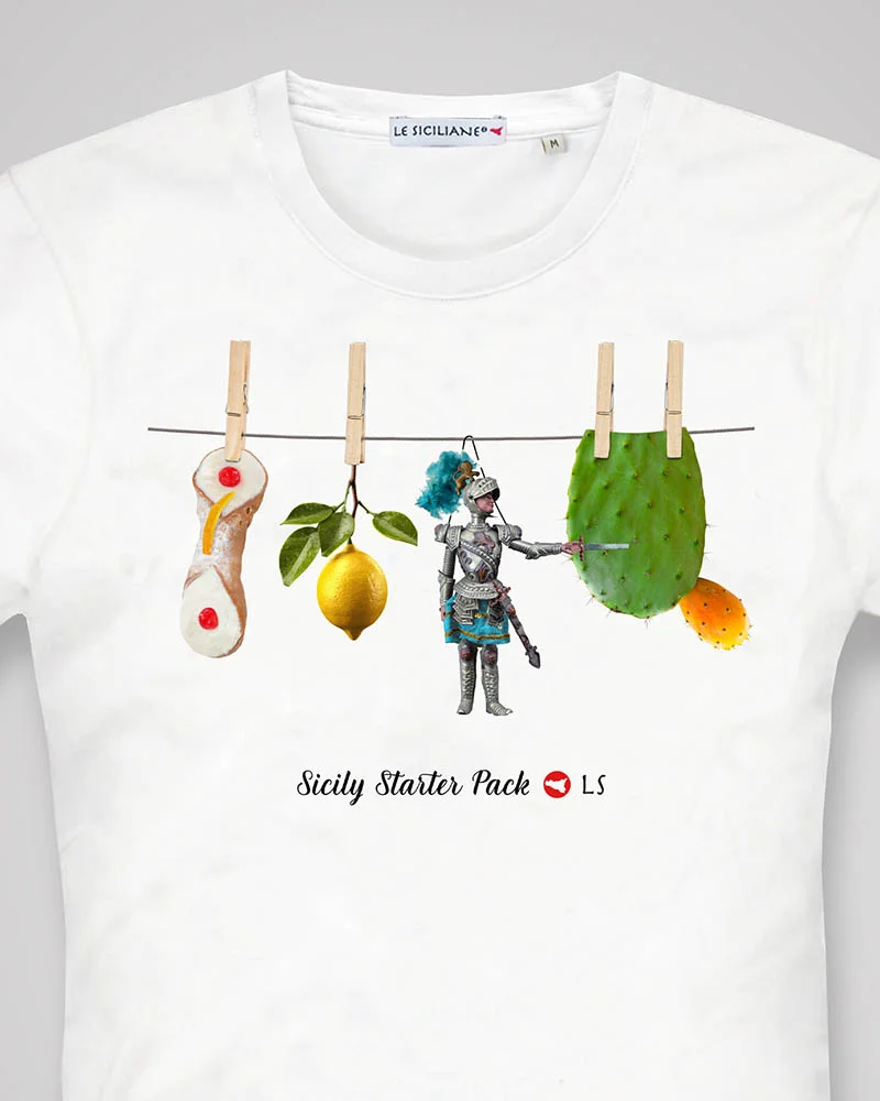 Symboles siciliens dans la mode, t-shirts Le Siciliane