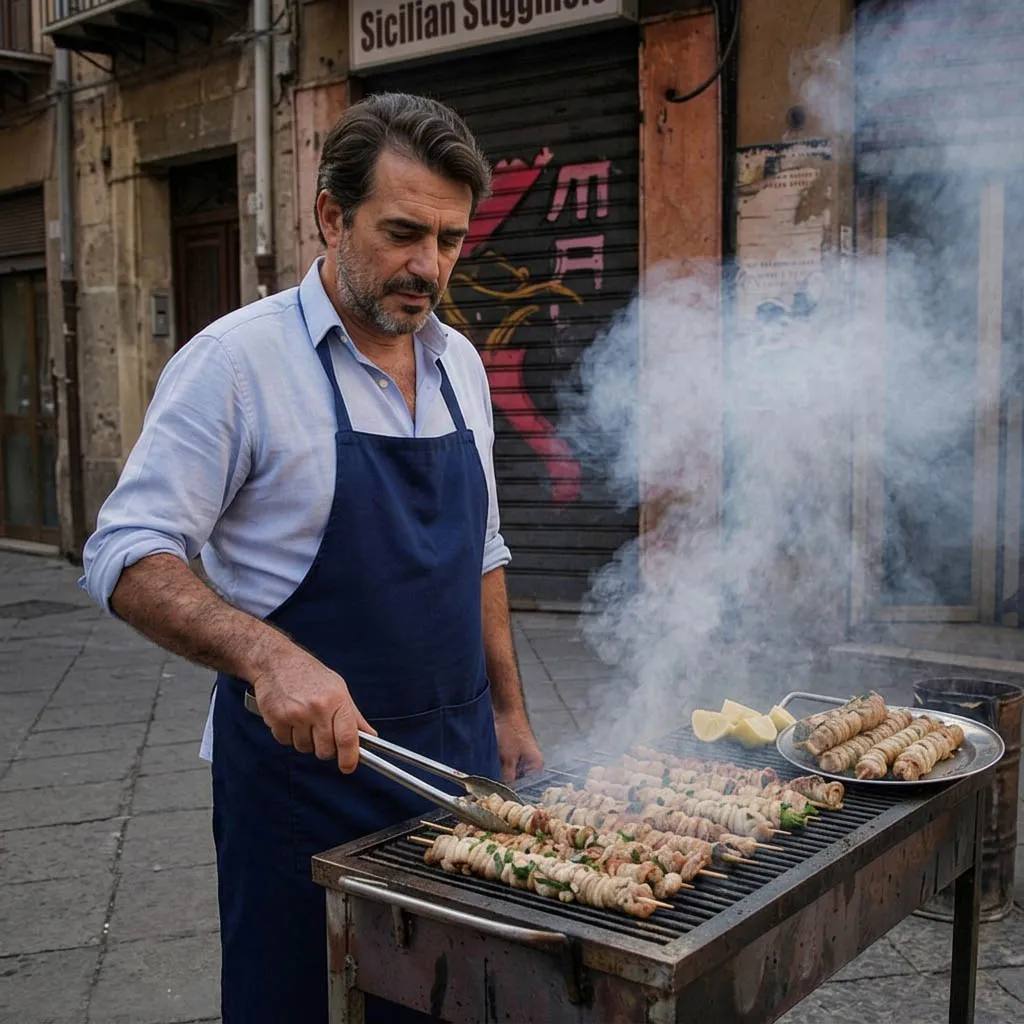 Stigghiole Palerme street food