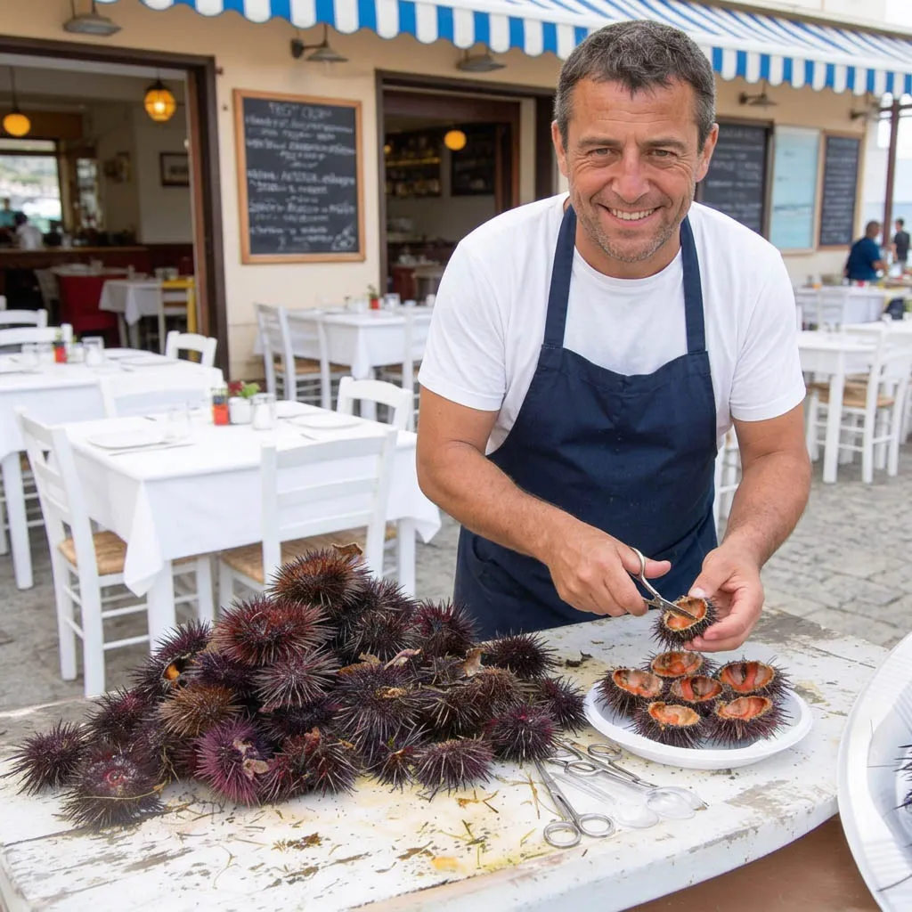 Oursins Palerme street food