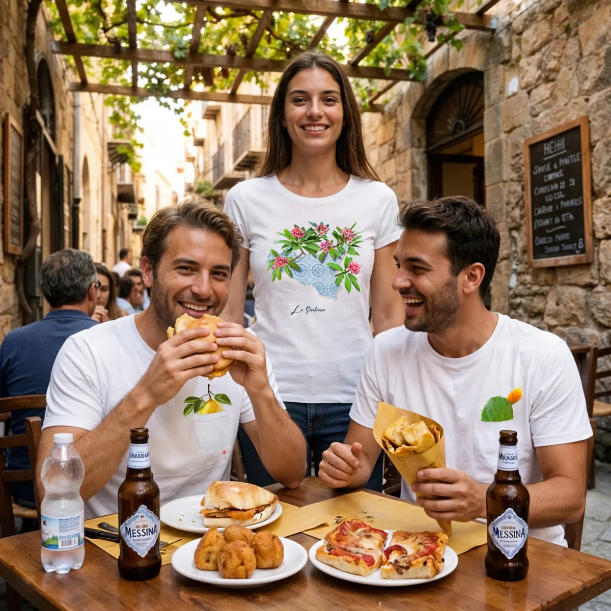 Street food Palerme panelle et croquettes