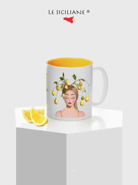 Tazza Sicilia con limoni | Le Siciliane |