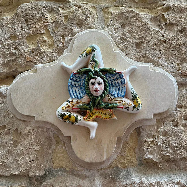 La Trinacria, symbole de la Sicile