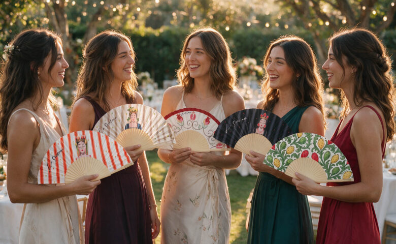 Éventails de mariage en Italie. Idées pour wedding planners.